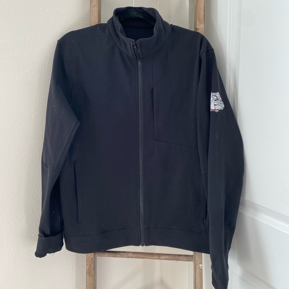 Lululemon Gonzaga - Black Full-Zip Jacket with Logo